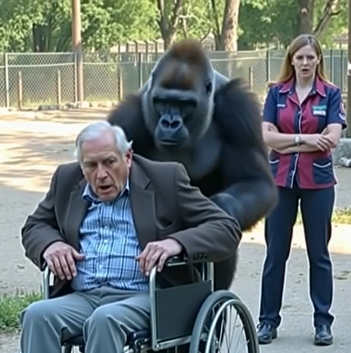 At the Zoo, a Gorilla Grabbed a Man in a Wheelchair — What Happened Next Was Completely Unexpected